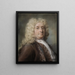 Portrait of a noble - Rosalba Carriera — framed artwork on a wall