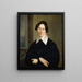 Portrait of Emilie Linder - Rosalie Wieland-Rottmann — framed artwork on a wall