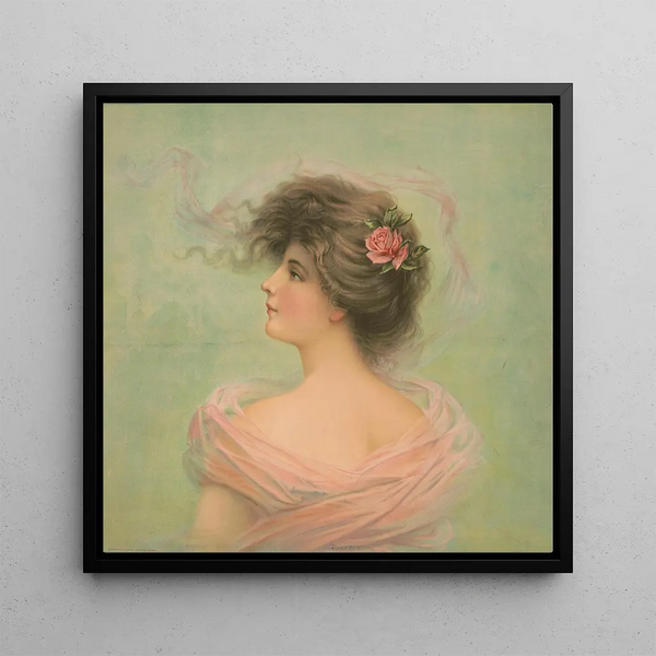 Rosebud - Campbell Metzger Jacobson — framed artwork on a wall