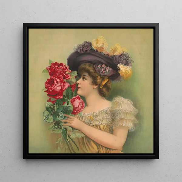 Roses - Campbell Metzger Jacobson — framed artwork on a wall