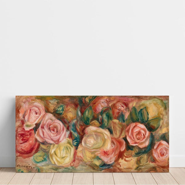 Reproduction of the painting Roses - Pierre-Auguste Renoir