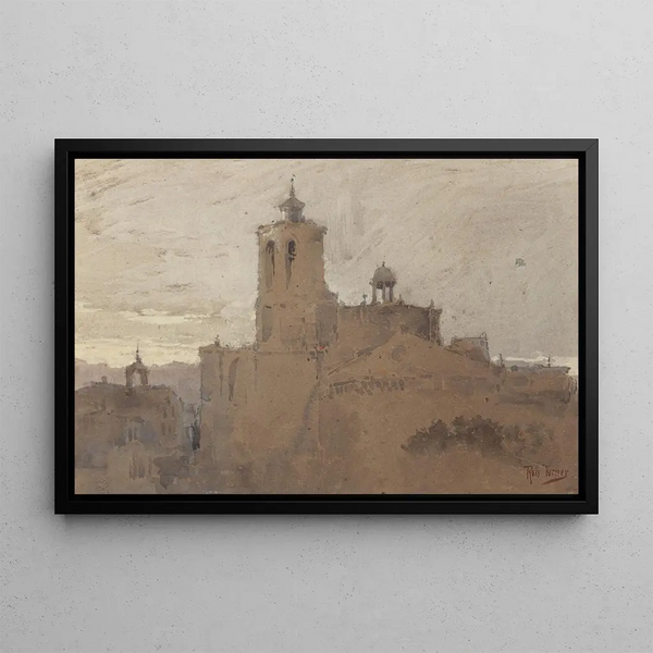 Cathedral - Ross Sterling Turner — framed artwork on a wall