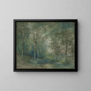 June - Roswell Morse Shurtleff — framed artwork on a wall