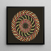 Wheel of the Universe - Anonymous — framed artwork on a wall