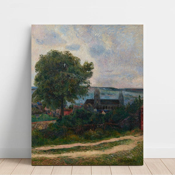 Reproduction of the painting Rouen, Saint-Ouen Church - Paul Gauguin
