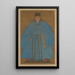Portrait painting of the artist Yizhai's great-great-uncle at the age of eighty-five - Ruan Zude — artwork view