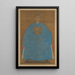 Portrait of Yizhai's wife - Ruan Zude — framed artwork on a wall