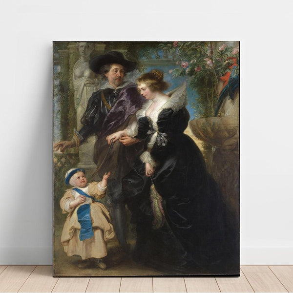Reproduction of the painting Rubens, his wife Helena Fourment and their son Frans - Peter Paul Rubens