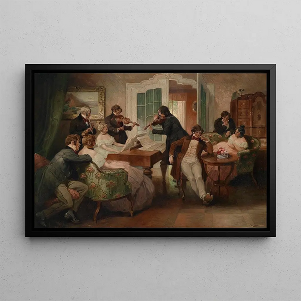Chamber music - Rudolf Alfred Höger — framed artwork on a wall