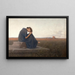 Rome Countryside Painting, Caecilia Metella Tomb - Rudolf Bacher — framed artwork on a wall