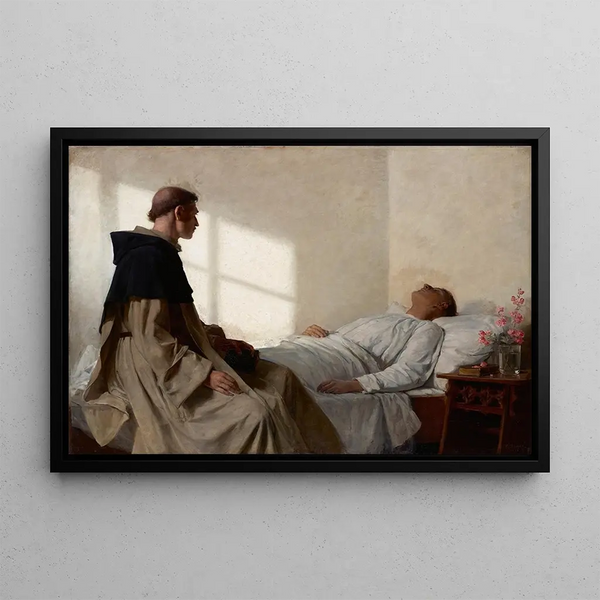 Racheté - Rudolf Bacher — framed artwork on a wall