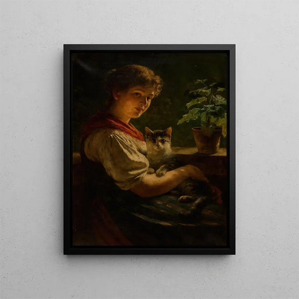 Best friends - Rudolf Epp — framed artwork on a wall