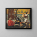 An Afternoon Discussion - Rudolf Ernst — framed artwork on a wall