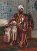 Arab smoking a hookah - Rudolf Ernst — artwork view