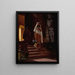 Entering the Temple - Rudolf Ernst — framed artwork on a wall