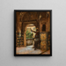 Garder l'Alhambra - Rudolf Ernst — framed artwork on a wall