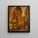 Dans la Madrasa - Rudolf Ernst — framed artwork on a wall