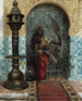 Nubian Guard Painting - Rudolf Ernst — artwork view