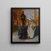 Maintaining the lamp - Rudolf Ernst — framed artwork on a wall