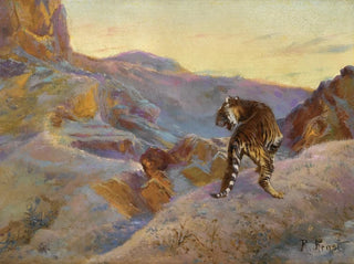 Tiger in the Mountains - Rudolf Ernst — artwork view