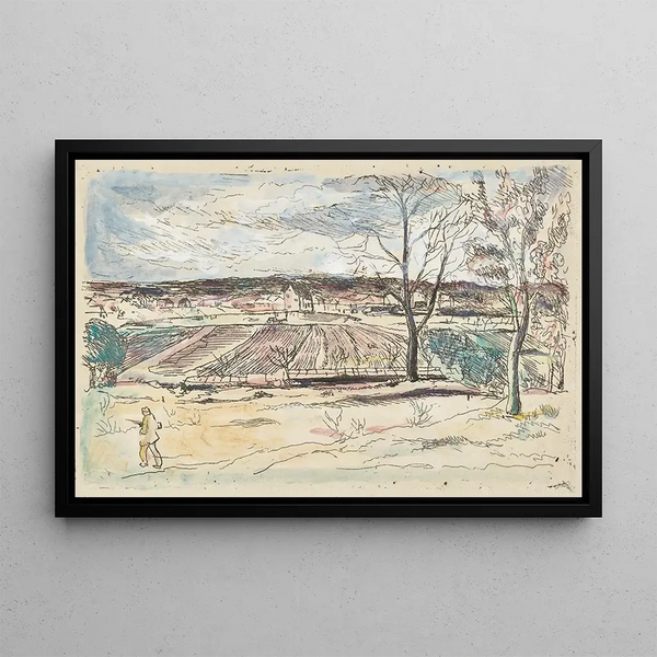 Lichterfelde - Rudolf Grossmann — framed artwork on a wall