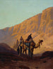 Caravan Crossing a Wadi - Rudolf Hellgrewe — artwork view