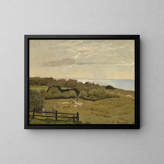 Cemetery at Ahrenshoop - Rudolf Hellwag — framed artwork on a wall