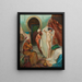 Scene of the Harem - Rudolf Jelinek — framed artwork on a wall