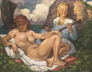 Repos au bord de la mer - Rudolf Jelinek — artwork view