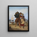 The Fisherman's Return - Rudolf Jordan — framed artwork on a wall