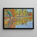 Autumn Pond - Rudolf Junk — framed artwork on a wall