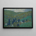 Summer Painting - Rudolf Junk — framed artwork on a wall