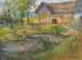Farm and pond with ducks - Rudolf Kierner — artwork view