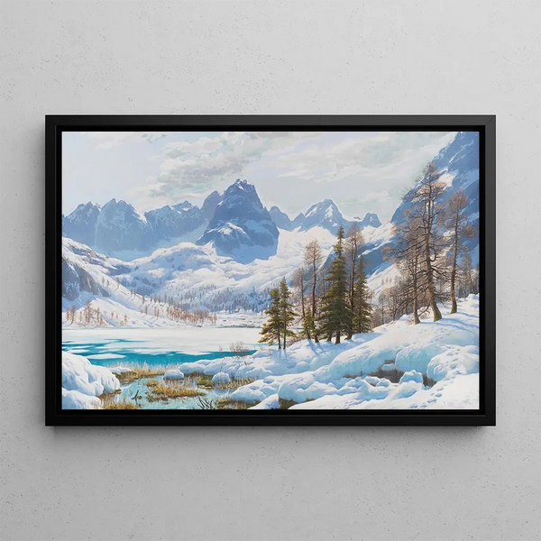 Seebensee near Ehrwald - Rudolf Reschreiter — framed artwork on a wall