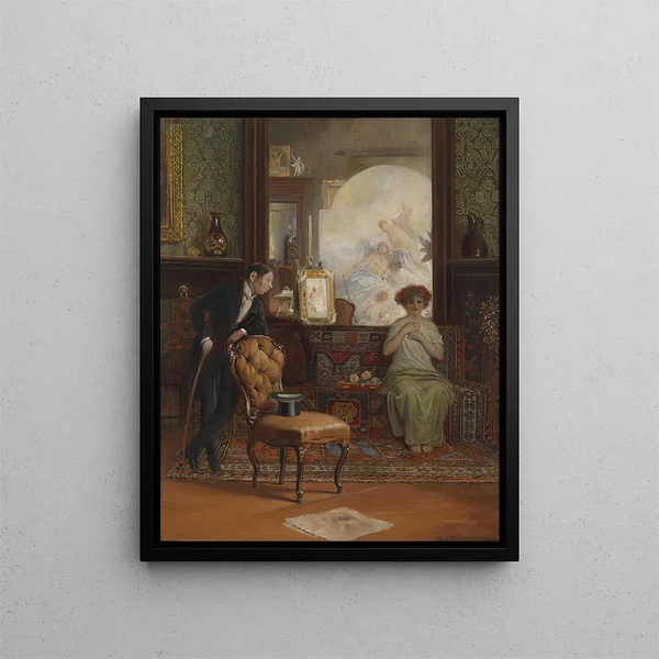 Visit Surprise - Rudolf Rößler — framed artwork on a wall