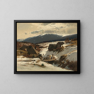 Spring in the Giant Mountains - Rudolf Schuster — framed artwork on a wall