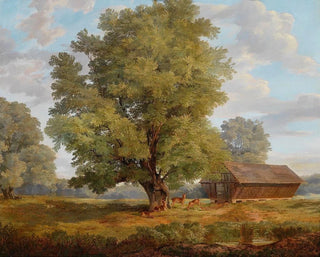 Deer in the Praterauen - Rudolf Swoboda — artwork view