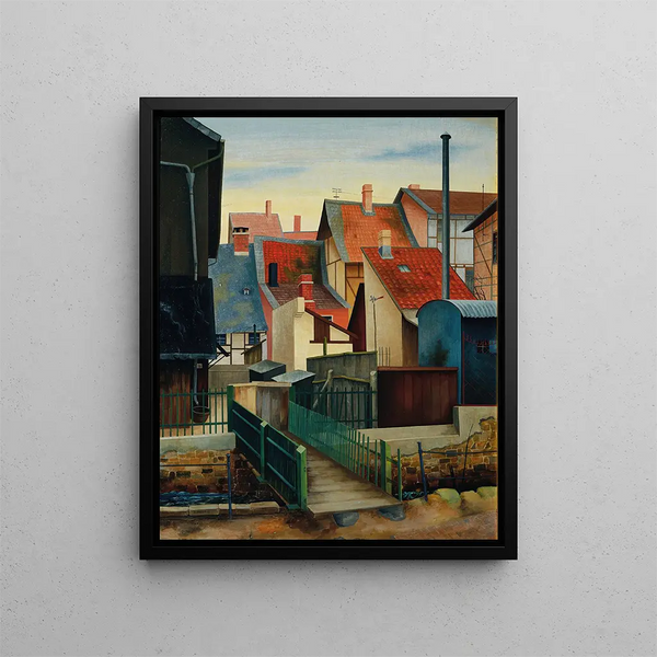 at the Goslar Breeding Center - Rudolf Wacker — framed artwork on a wall
