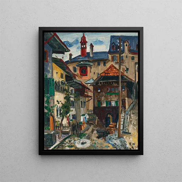 Gruyères - Rudolf Wacker — framed artwork on a wall