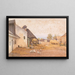 Near Gänserndorf - Rudolf Weber — framed artwork on a wall