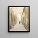 Allée Enneigée - Rudolf Weber — framed artwork on a wall