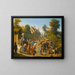 The Music Maker - Rudolf Zink — framed artwork on a wall
