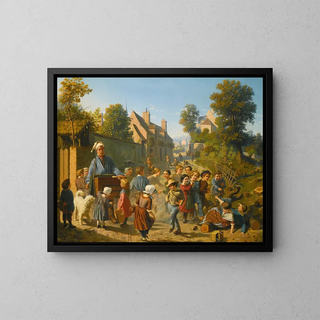 The Music Maker - Rudolf Zink — framed artwork on a wall