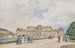 View of the Upper Belvedere in Vienna - Rudolf von Alt — artwork view
