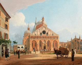 Vue de la basilique Saint-Antoine de Padoue - Rudolf von Alt — artwork view