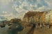 Sur la plage de Santa Lucia à Naples - Rudolf von Alt — artwork view