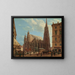 La cathédrale Saint-Étienne de Vienne - Rudolf von Alt — framed artwork on a wall