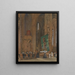 Interior of the Saint-Étienne Church - Rudolf von Alt — framed artwork on a wall