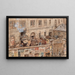 Fonderie de Fer Kitschelt à Skodagasse - Rudolf von Alt — framed artwork on a wall