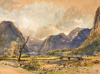 Lake Hallstatt - Rudolf von Alt — artwork view
